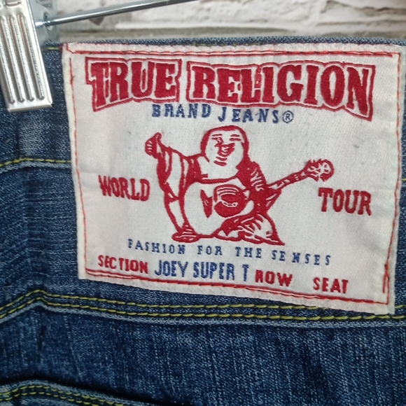 🔥SOLD🔥 TRUE RELIGION Mens Joey Super T Jeans 36 - Picture 10 of 13